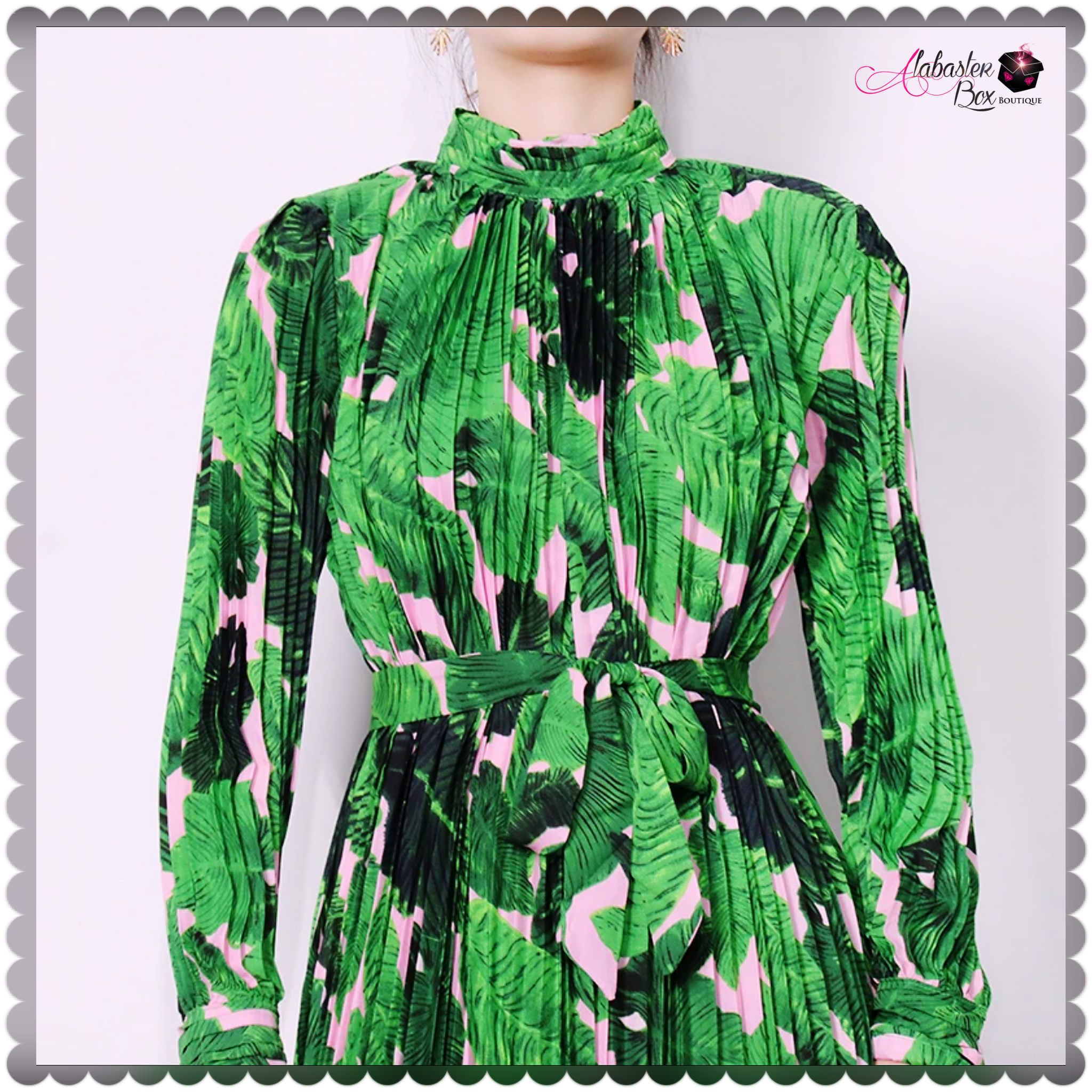 Forever unique online palm print dress