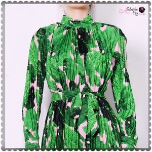 “AKAland 🍃🌸🍃Safari”  Dress - Alabaster Box Boutique