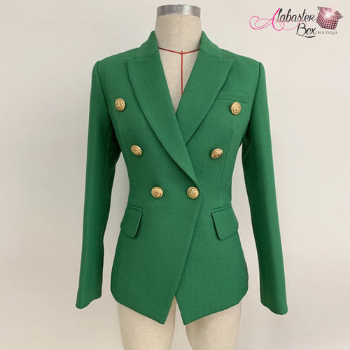 Boss Lady 💚 Blazer- Emerald Green - Alabaster Box Boutique