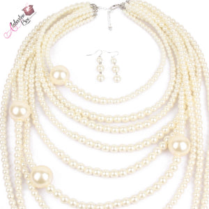The PEARLfect Long ⚪️ Pearl Necklace - Alabaster Box Boutique