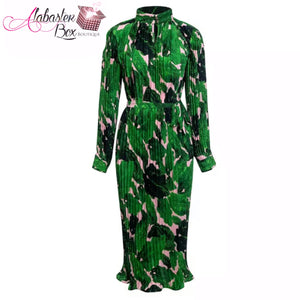 “AKAland 🍃🌸🍃Safari”  Dress - Alabaster Box Boutique