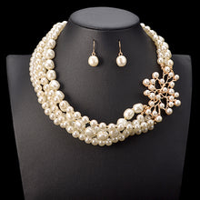 Load image into Gallery viewer, The PEARLfect ⚪️ Flower Necklace &amp; Earring Set - Alabaster Box Boutique
