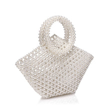Load image into Gallery viewer, “Hollow Be Thou ⚪️ PEARL” Handbag - Alabaster Box Boutique