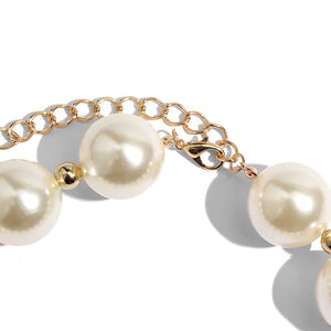 The PEARLfect ⚪️ "BIG" Single Strand Necklace, Bracelet & Earring Set - Alabaster Box Boutique