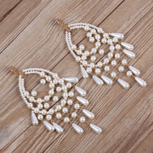 Load image into Gallery viewer, The &quot;PEARLfect ⚪️ Chandelier&quot; Earrings - Alabaster Box Boutique