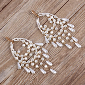 The "PEARLfect ⚪️ Chandelier" Earrings - Alabaster Box Boutique