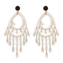 Load image into Gallery viewer, The &quot;PEARLfect ⚪️ Chandelier&quot; Earrings - Alabaster Box Boutique