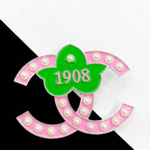 Load image into Gallery viewer, “Double ©© Cee Cee Me” Ivy Brooch - Alabaster Box Boutique