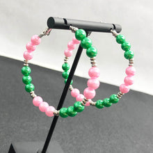 Load image into Gallery viewer, “I’m Pretty 💕💚 To My Left” Earrings - Alabaster Box Boutique