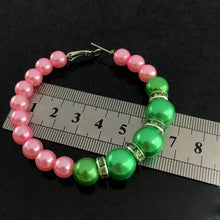Load image into Gallery viewer, “I’m Pretty 💕💚 To My Left” Earrings - Alabaster Box Boutique