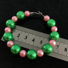 Load image into Gallery viewer, “I’m Pretty 💕💚 To My Left” Earrings - Alabaster Box Boutique