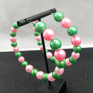 “I’m 💕💚 Pretty To My Right” Earrings - Alabaster Box Boutique