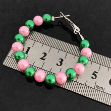 Load image into Gallery viewer, “I’m 💕💚 Pretty To My Right” Earrings - Alabaster Box Boutique