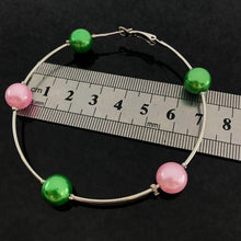 Load image into Gallery viewer, “I’m 💕💚 Pretty To My Right” Earrings - Alabaster Box Boutique