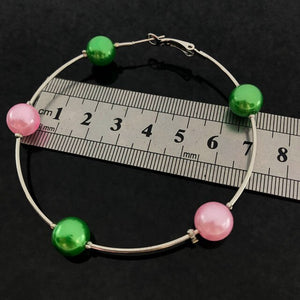 “I’m 💕💚 Pretty To My Right” Earrings - Alabaster Box Boutique