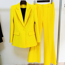 Load image into Gallery viewer, &quot;Suited👢Booted &quot; Two Piece Blazer and Pant Suit - Alabaster Box Boutique