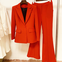 Load image into Gallery viewer, &quot;Suited👢Booted &quot; Two Piece Blazer and Pant Suit - Alabaster Box Boutique