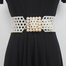 Load image into Gallery viewer, “The PEARLfect ⚪️ Waist Snatcher” Belt - Alabaster Box Boutique
