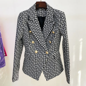 “Seeing 👀👀 Double” Blazer - Alabaster Box Boutique