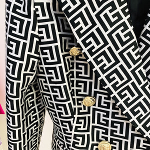 “Seeing 👀👀 Double” Blazer - Alabaster Box Boutique