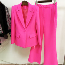 Load image into Gallery viewer, &quot;Suited👢Booted &quot; Two Piece Blazer and Pant Suit - Alabaster Box Boutique