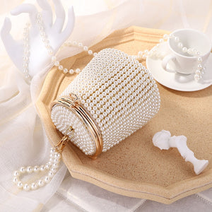 The "PEARLfect ⚪️ Tea Cup" Purse - Alabaster Box Boutique