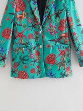 Load image into Gallery viewer, The “Aquamarine 🌊🐳🐬🐋” Blazer - Alabaster Box Boutique