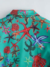 Load image into Gallery viewer, The “Aquamarine 🌊🐳🐬🐋” Blazer - Alabaster Box Boutique