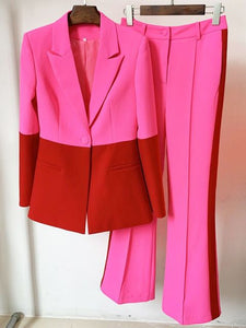 Just 🅿️ushing .... Two Piece Blazer & Pants Set - Alabaster Box Boutique