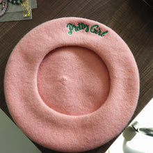 Load image into Gallery viewer, The “Pretty 💕💚 Girl Beret” - Alabaster Box Boutique