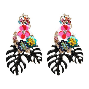 "Tropical 🌴 Fever" Earrings - Alabaster Box Boutique