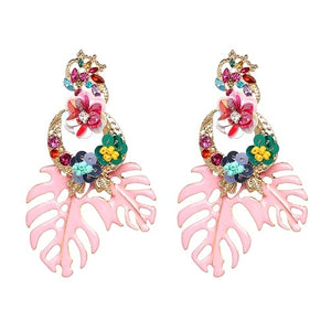 "Tropical 🌴 Fever" Earrings - Alabaster Box Boutique